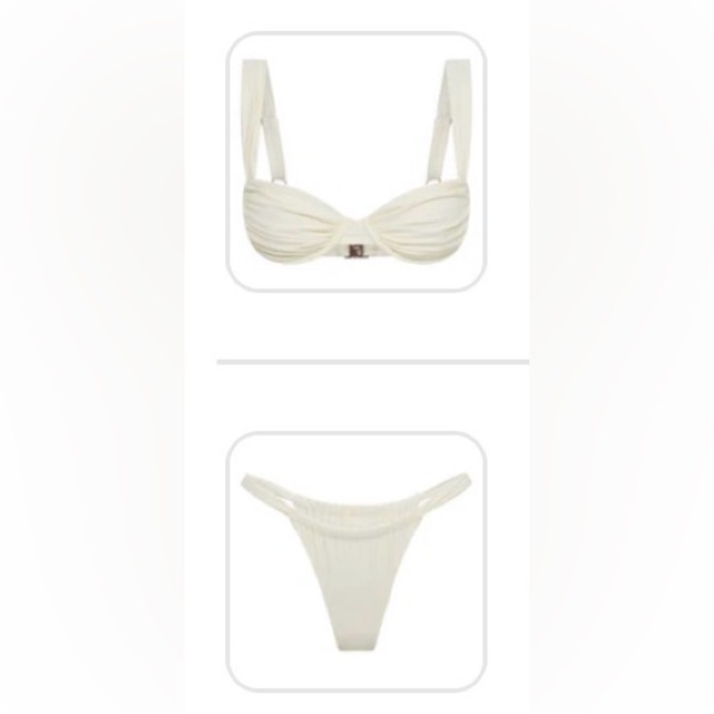 Rhodes Ivory Swimsuit / Bathing suit - Vacay Swimwear